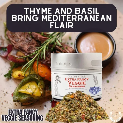 Miniatura 5 de Extra Fancy - Condimento vegetariano auténtico, mezcla de especias gourmet artesanales, sin OMG, 2.2 onzas, lote pequeño, lata magnética. Gustus