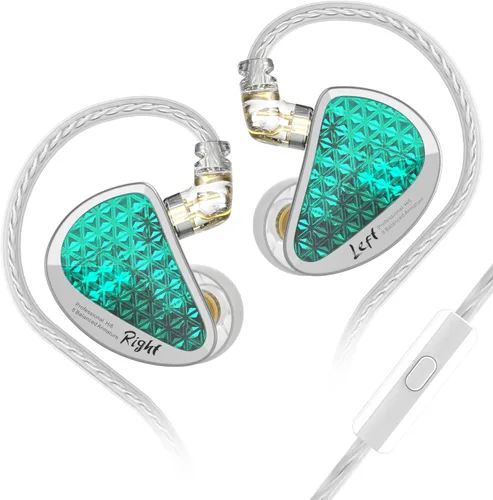 Miniatura 10 de KZ ZSN PRO X - Auriculares con cable, auriculares de monitorización intraurales con controlador doble, sonido claro y auriculares ergonómicos