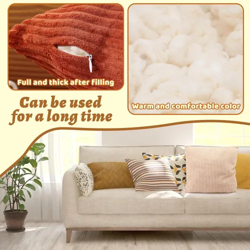 Miniatura 7 de Algodón de 4.4 libras para relleno de almohada, relleno de algodón natural suave, relleno de fibra cálida de algodón para animales de peluche