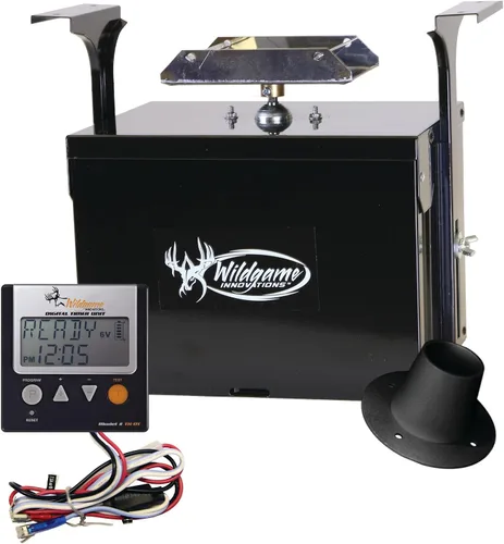 WILDGAME INNOVATIONS Trophy Hunter - Kit de alimentador digital de 12 V, resistente a la intemperie, duradero, fácil de usar, unidad de control de