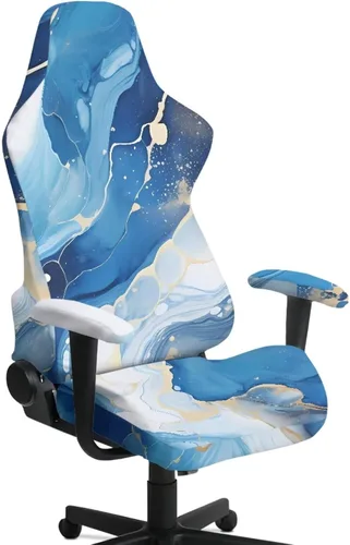 Miniatura 25 de Fundas para silla de videojuegos de 250 aniversario, 4 piezas, cómodas, ergonómicas, para oficina, fundas giratorias de poliéster, decoración