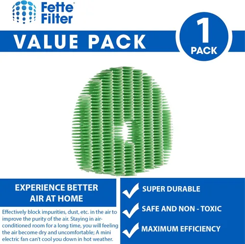 Miniatura 2 de Fette Filter - Filtro humidificador de repuesto compatible con filtro de aire/humidificador Sharp KC-850U, KC-860U, KC-C70U, KC-C100U, KC-C150U