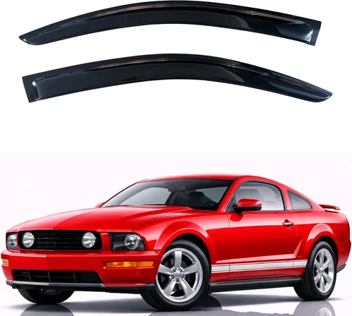 Miniatura 65 de KPY Visor de ventana compatible con Hyundai Tucson 2021-2025, 4 piezas de deflector de ventilación para ventana lateral, estilo Mugen, protector