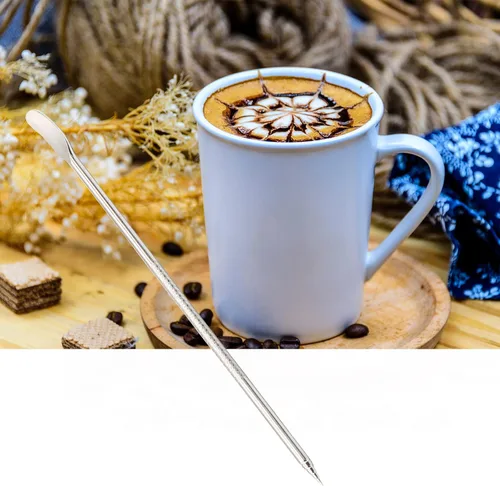 Miniatura 5 de Cepillo de limpieza para máquina de café, cepillo de nailon para máquina de café expreso, juego de herramientas de limpieza de café con cuchara