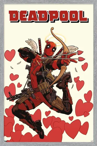 Miniatura 16 de Marvel Comics Deadpool - Póster de pared de Cupido, 22.4 pulgadas de largo x 14.7 pulgadas de ancho, versión premium sin marco
