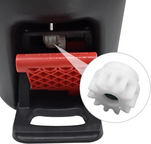 Miniatura 8 de 2 piezas de repuesto para fregona giratoria, pedal de cubo de trapeador de engranajes, piñón de rodamiento unidireccional para OCedar Easywring