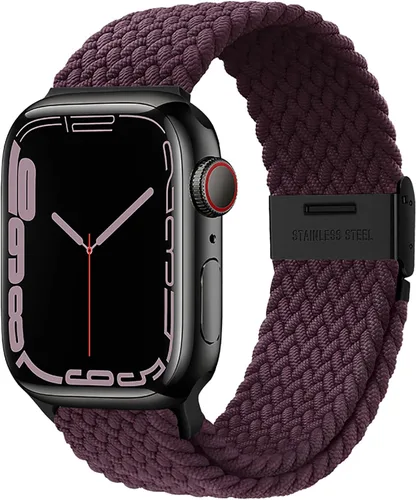 Miniatura 15 de Qimela Correa Compatible con Apple Watch de 1.49/1.57/1.61/1.65/1.73/1.77/1.77/1.93 pulgadas para Mujeres y Hombres, Correa Deportiva Solo Loop