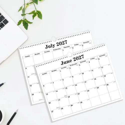 Miniatura 5 de Calendario 2026 – Calendario 2026-2027 de enero de 2026 a junio de 2027, calendario de pared colgante con encuadernación en espiral 2026