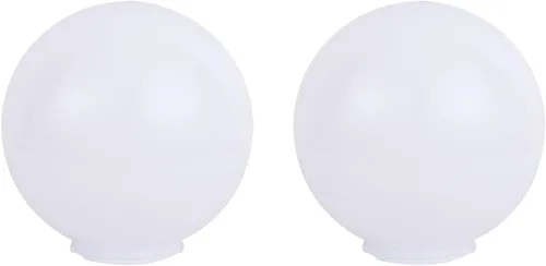 Pantalla de lámpara para exteriores, 2 unidades, pantalla de bola, pantalla de poste de lámpara blanca, decoración vintage, guantes para niñas,