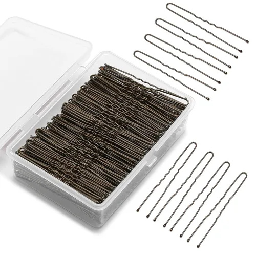 Miniatura 9 de Mia Klein Horquillas para el cabello en forma de U, 2.4 pulgadas, 250 unidades, horquillas profesionales para mujeres, niñas y salones