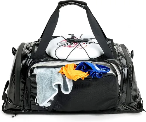 Miniatura 3 de GREATEST Ultimate Bag 60 Liter #1 World's Ultimate Frisbee Bag. Compartimento aislado integrado y sistema de organización. También es perfecta