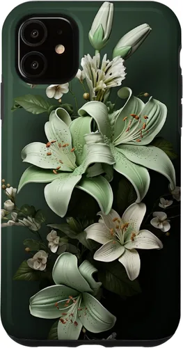Miniatura 8 de Funda para iPhone 12 mini Sage green Wildflower Aesthetic Flower