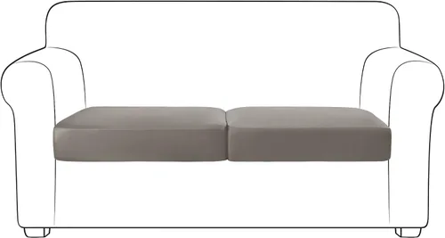 Miniatura 38 de Yates Home Funda de cojín de piel sintética para sofá, impermeable, elástica, para asiento de caravana, sofá biplaza, protector de muebles, funda
