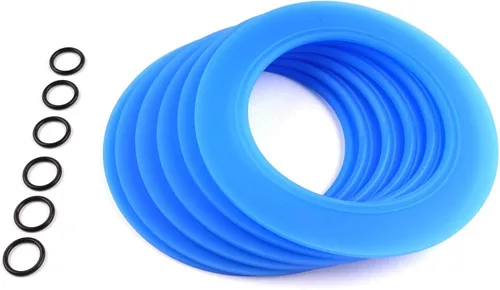 Miniatura 2 de Hibbent Paquete de 6 sellos de válvula de descarga de inodoro, material de silicona mejorado para American Standard y compatible con Eljer