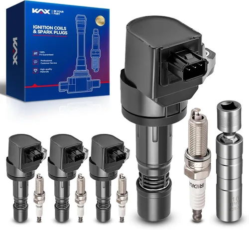 Miniatura 59 de Bobina de encendido KAX UF303 Paquete de 6 unidades Compatible con Trailblazer, Envoy XL, H3, Trailblazer EXT, Rainier, i-370, i-350, i-290, i-280