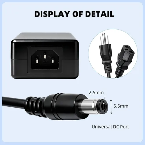 Miniatura 6 de 24V 8A Power Supply 192W Adapter, 100-240V AC to 24 Volt 8 Amp DC Power Supply with Terminal Connector, 24 Volt Transformer with 5.5x2.5mm DC Output