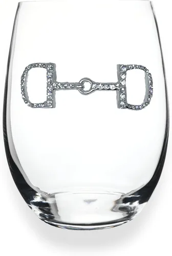 Miniatura 11 de THE QUEENS' JEWELS Horse Head - Copa de vino sin tallo, 21 onzas, regalo único para mujeres, cumpleaños, lindo, divertido, sin pintar, decorado