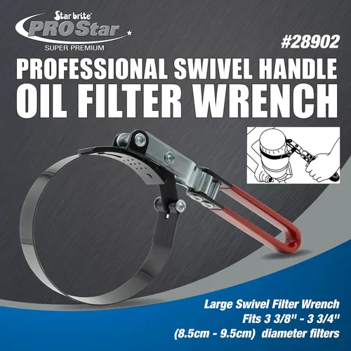 Miniatura 4 de STAR BRITE Llave de filtro de aceite (ADJ) 2-3/4" x 4" (028908)