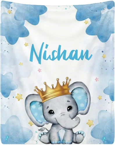 Miniatura 8 de Manta personalizada con nombre para adolescentes, niñas, niños, mantas de bebé personalizadas de franela ultra suave y acogedora, manta con nombre