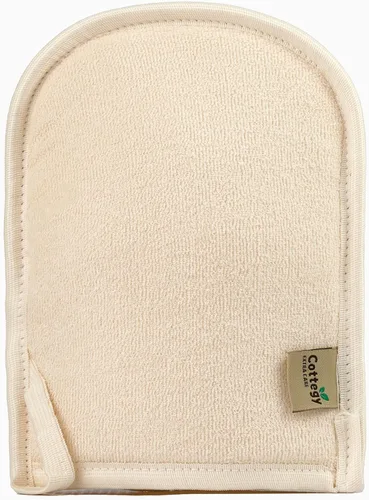 Guantes exfoliantes de lufa prémium – Esponja de Loufa egipcia natural para piel suave y radiante – Exfoliación suave y limpieza profunda (paquete