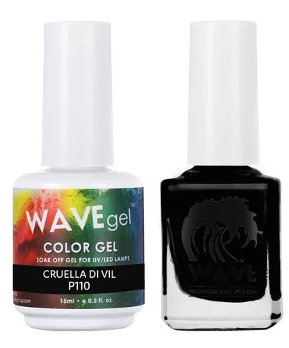 Miniatura 17 de WAVEGEL - Juego dúo de gel y esmalte de uñas a juego - Colección Simplicity - #P109 Blizzard I 0.5 onzas