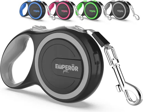 Miniatura 11 de Emperor Pets BL16S - Correa retráctil de 16 pies para perros pequeños, hasta 44 libras, correa resistente retráctil de 16 pies, correas para perros