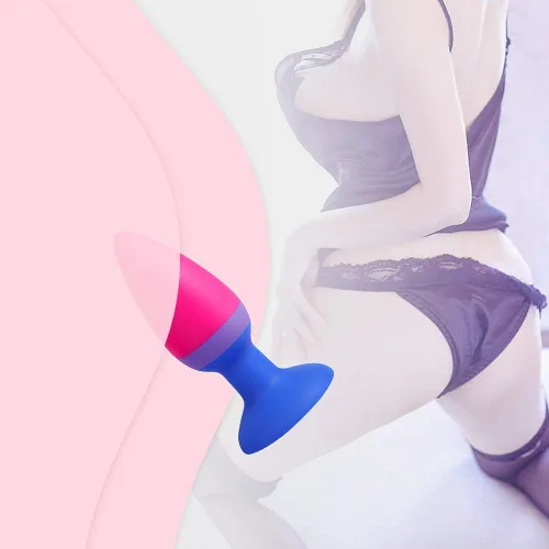 Miniatura 7 de FST Juego de 3 tapones anales de silicona para entrenamiento anal, con potente ventosa, juguete sexual anal para principiantes