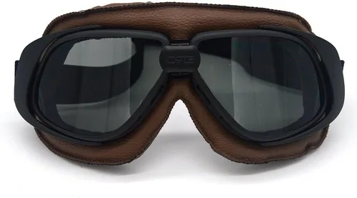 Miniatura 17 de Gafas vintage retro estilo piloto motocicleta Cruiser Scooter