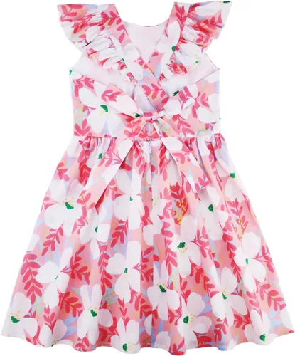 Miniatura 169 de Vestido de verano para niña, de algodón, con diseño floral