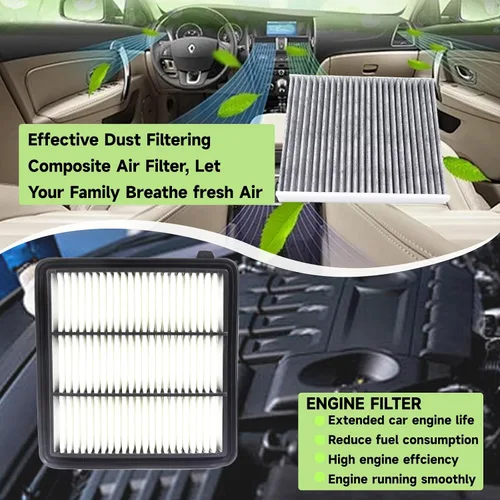 Miniatura 2 de Kit de filtro de aire del motor y cabina para CR-V CRV 1.5L solo gasolina (2023-2025), Civic 1.5L (2022-2025), no para híbrido, 2.0L, 2.4L