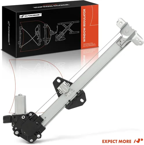 Miniatura 9 de A-Premium Elevalunas eléctrico del lado del pasajero trasero con conjuntos de motor para Honda Accord 2008-2012 (solo Sedán), Crosstour 2012-2014
