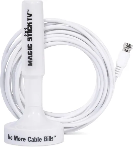 Miniatura 7 de Magic Stick TV Modelo MS-50, antena de refuerzo de señal para canales digitales HDTV 1080P HD, cable de 16.5 pies, negro