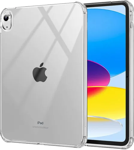 Miniatura 10 de BLOSOMEET Funda transparente para iPad de 9ª/8ª/7ª generación 2021/2020/2019 de 10.2 pulgadas con protector de pantalla de vidrio templado y soporte