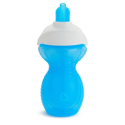 Miniatura 3 de Munchkin® Click Lock™ - Vaso sorbo con popote para niños pequeños, 9 onzas, paquete de 2, azul/morado