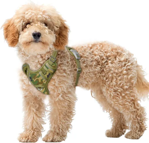 Miniatura 36 de BARKBAY Arnés para Perro Sin Tirones Talla Grande Arnés Reflectante para Perro con Clip Frontal y Asa de Control Fácil para Caminar Entrenar Correr