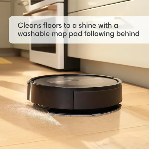 Miniatura 8 de iRobot Roomba Combo j5 Robot aspirador y trapeador con tecnología Dirt Detect, sistema de limpieza de 4 etapas y limpieza habilitada para Alexa