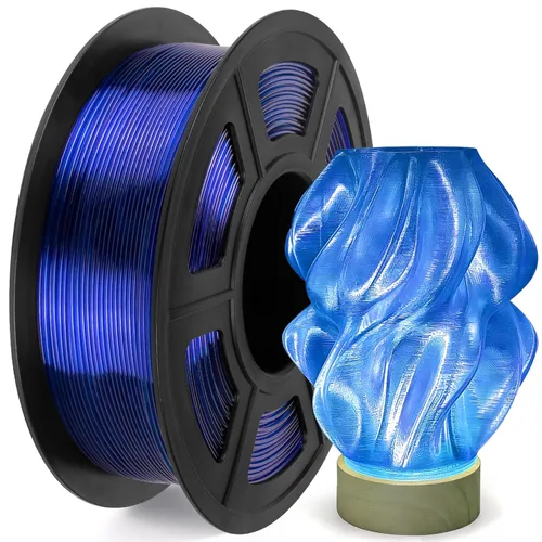 Miniatura 35 de IEMAI Paquete de filamento PETG de 0.069 in, filamento de impresora 3D multicolor translúcido degradado de hasta 23.622 in/s de impresión rápida, 4