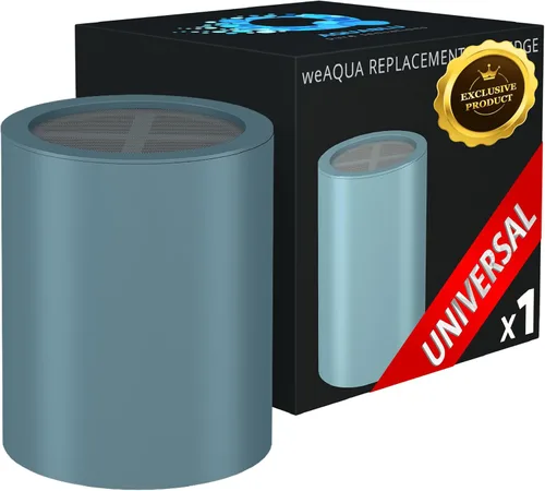 Miniatura 8 de WeAQUA Cartucho de repuesto para filtro de ducha resistente NO BS, paquete de 2 – 99% de eliminación de agua dura, cloro, metales pesados y fluoruro