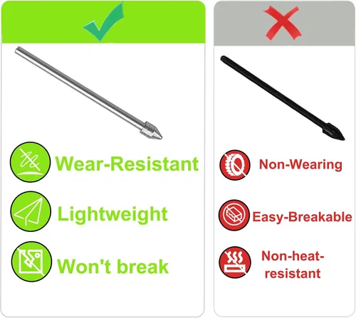 Miniatura 2 de 6 puntas de repuesto para Samsung Galaxy Tab S Pen de metal para Samsung Galaxy Tab S10+/S10 Ultra/S9/S9FE+/S9 Ultra/S8/S8+/S8 Ultra/S7/S7 FE/S6/S6