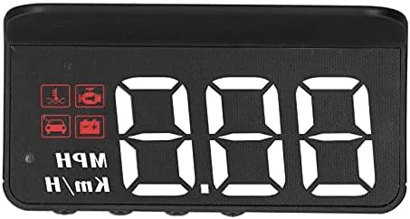 Miniatura 7 de Coche, HUD Proyector Multifunción Medidor de Alarma de Alarma de Fatiga Conducción Recordatorio