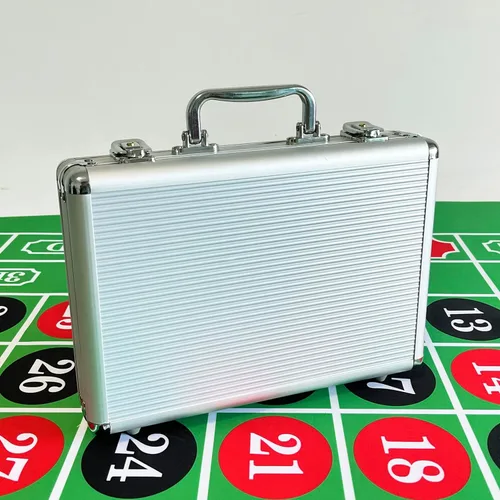 Miniatura 2 de SEETOOOGAMES 200pcs Capacity Empty Aluminum Poker Chip Case Only