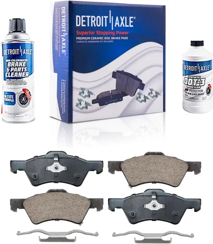 Miniatura 119 de Detroit Axle - Pastillas de freno traseras para Kia Sportage 2017-2022, Hyundai Tucson 2016-2021, pastillas de freno de cerámica 2018 2019 2020