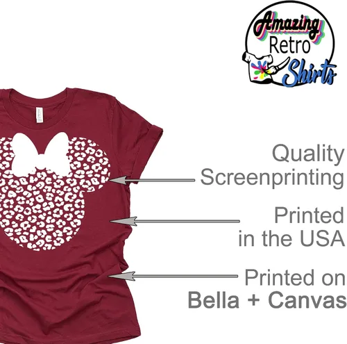Miniatura 4 de Camisa de safari de leopardo Minnie Cheetah Animal Kingdom - Manga corta casual