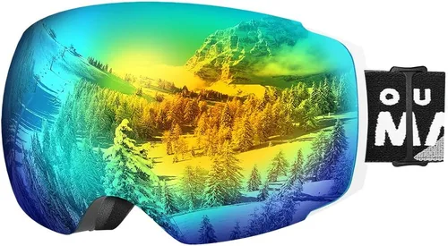 Miniatura 24 de OutdoorMaster Gafas de esquí PRO – sin marco, lente intercambiable, 100% protección UV400, gafas de nieve para hombres y mujeres