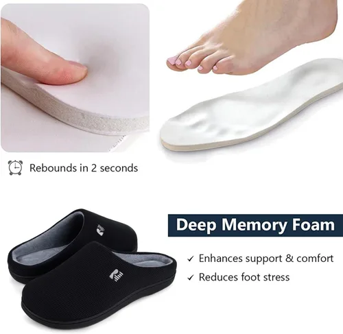 Miniatura 4 de RockDove - Pantuflas para mujer originales con espuma viscoelástica y dos tonos
