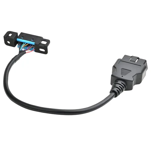 Miniatura 4 de iKKEGOL Conjunto de Cable Completo de 16 Pines OBD2 Macho a Hembra con Soporte de Montaje Bajo el Tablero y Conector de Extensión de Arnés