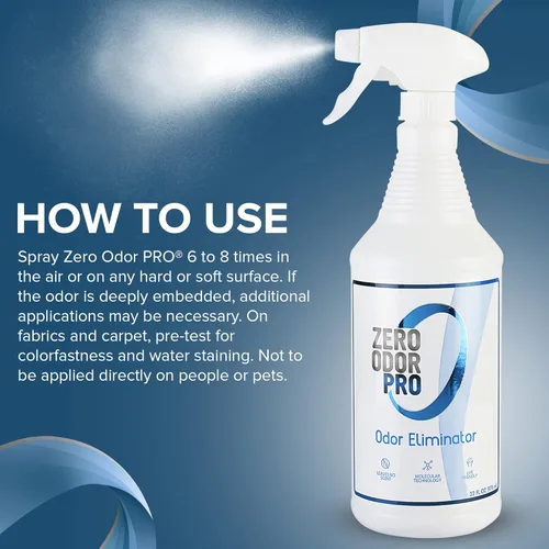 Miniatura 8 de Zero Odor Pro - Eliminador de Fuerza Comercial Neutralizador de Olores, Desodorizante de Habitación Eliminador de Olores Mohosos - Spray Disparador