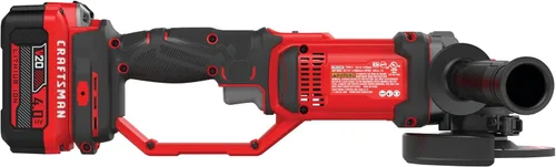 Miniatura 9 de CRAFTSMAN V20 Kit de herramientas de amoladora angular inalámbrica, 4-1/2 pulgadas, batería y cargador incluidos (CMCG400M1)
