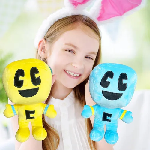Miniatura 4 de Nuevos juguetes de peluche, relleno de peluche, muñeca de felpa suave, linda almohada, el mejor regalo para niños (azul)
