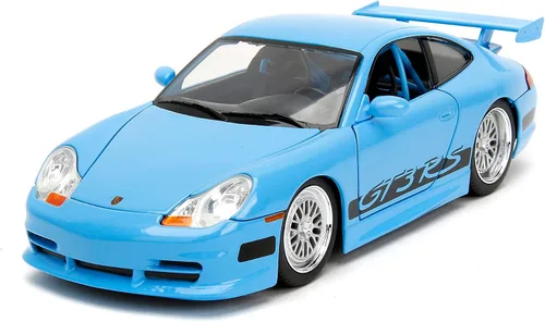 Jada Toys Fast & Furious Brian's Porsche 911 GT3 RS 1:24 - Coche fundido a presión, juguetes para niños y adultos